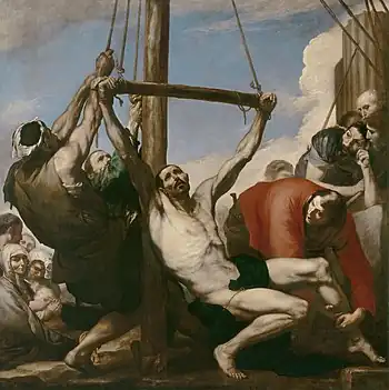 『聖フィリポの殉教』(1639年)ホセ・デ・リベーラ、プラド美術館(マドリード)