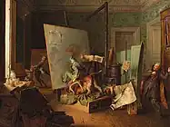 スタジオの奇妙な出来事(1829)