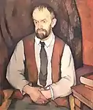 「座る男」(1919)