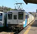 デハ2522004年に上信電鉄標準塗装となった。（2006年）