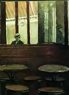 カフェで