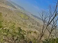城山頂上付近
