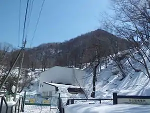 定山渓発電所(2015年3月)