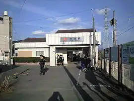 大岡駅駅舎(2008年1月19日)