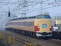 183系による「さざなみ」(画像は新宿さざなみ)