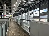 北陸新幹線11番線ホーム(2024年3月)