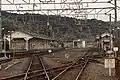 かつて留置線が敷かれていた構内（2005年、旧駅舎当時）