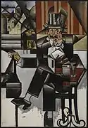 フアン・グリス, 1912, Man in a Café