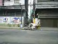 ジュアン・ルナ通りのフルーツ売り
