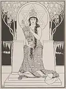 "The Queen of Sabbath"書籍の挿絵(1901)