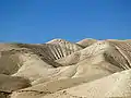 ユダヤ砂漠の中の丘陵。