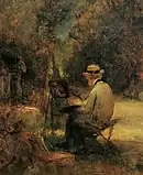 画家のポートレート(1870)