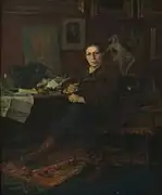 ジュール・バスティアン＝ルパージュ作『アルベール・ウォルフ』(1881) クリーブランド美術館