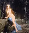 ジュール・ジョゼフ・ルフェーブル『アルテミス』（1879年） ダーヘシュ美術館（英語版）所蔵