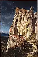 トルコの岩山
