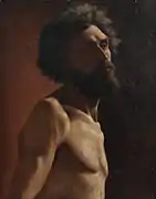 『男性モデル』(1879)