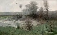 『グレの風景』(画) ユリア・ベック (1885)