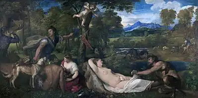 ティツィアーノ・ヴェチェッリオ『パルドのヴィーナス』1535年-1540年頃