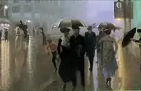 「雨天の中の人物」(c.1907)