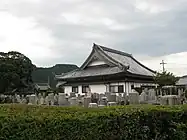 土山茶発祥の地と伝えられる常明寺
