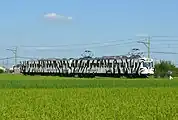 山名-西山名を走る150形第2編成