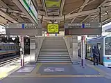 2・3番線ホーム（2022年10月）