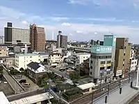 国府宮駅周辺のスカイライン