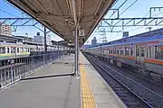 3番線ホーム（2023年1月）