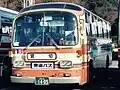 東海自動車※貸切車を路線車に転用するため方向幕を増設(下田営業所)