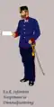 礼装の歩兵大尉