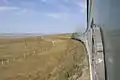 モンゴル国内を走るK3次列車