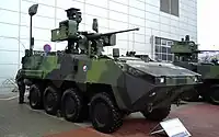 チェコ軍のパンデュールIIに搭載されたサムソン RCWS-30。
