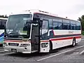 貸切車として使用される三菱エアロバス
