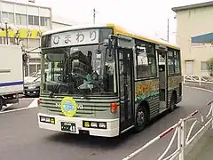 富士市コミュニティバス「ひまわりバス」の車両