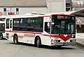 一般路線車 (大型車)　M31301号車、三菱ふそう・エアロスター　※京王の電車&バス開業100周年復刻塗装車