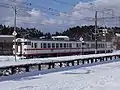 キハ40系気動車(蟹田駅の留置線で待機中)