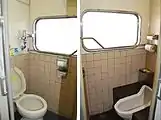 採光窓が残るトイレ