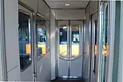 運転台背後のデッキ（更新車）