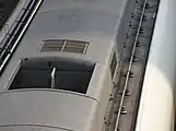 目立たない列車無線アンテナ