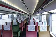 1号車：ク23600形シウダードレッド