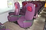 デラックスシート独立式の回転機構を採用