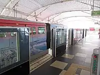 KLモノレールのプラットホーム