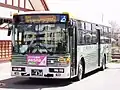 大型路線車の例（G8266）現在は富士急シティバスに配置