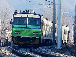 京元線を走るCDC通勤列車