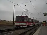 タトラKT4Dは2014年までに営業運転を終了した(2007年撮影)