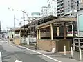地上駅時代の調布駅　東口南側2007年8月撮影