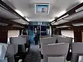 特室車の車内(モックアップ車両)