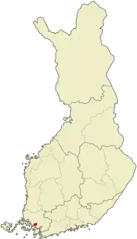 カーリナの位置の位置図