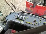 運転台(チェコ:プラハ)