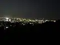 展望台から大阪湾方面への眺望